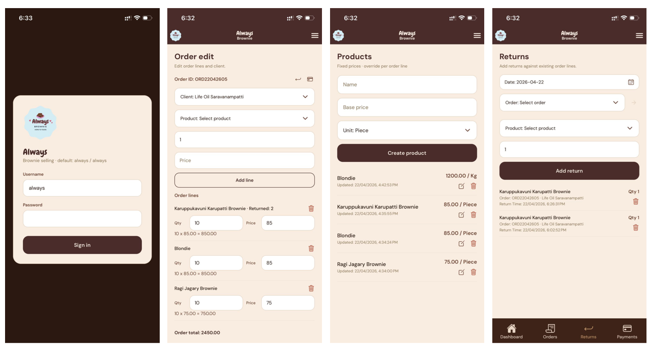 Sales Mobile App